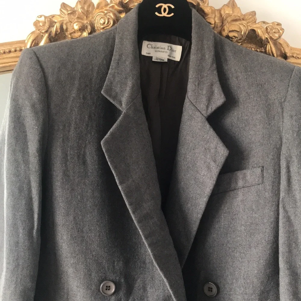 Dior Gray Blazer - Picture 2 of 12